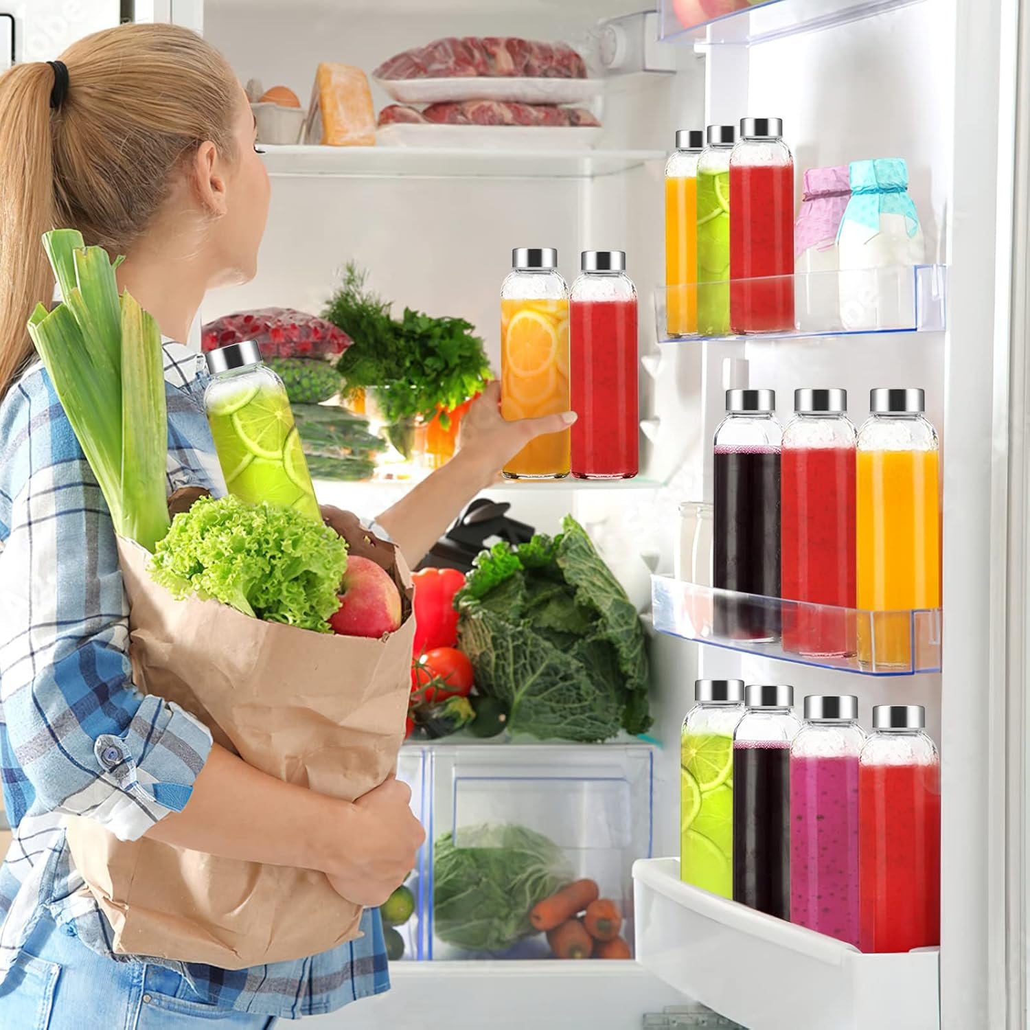 Tapa y cierre de la botella de acero Luxfuel