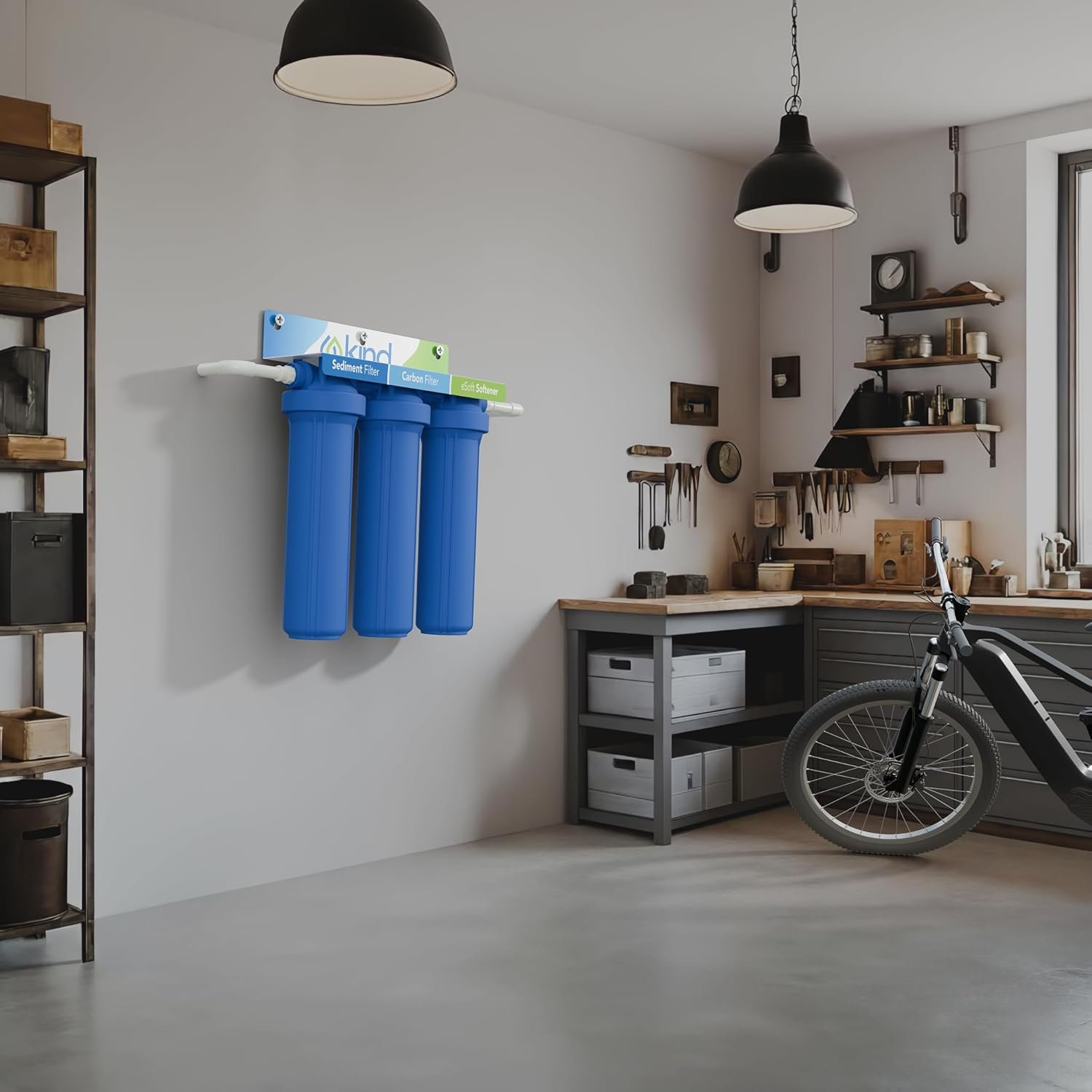 Instalación del sistema de tratamiento de agua - detalle